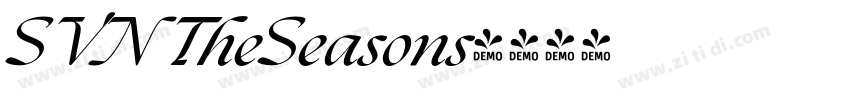 SVN TheSeasons字体转换 SVN TheSeasons字体转换
